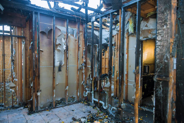 Professional Smoke Damage Restoration technician working in Beachwood, NJ